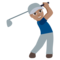 Person Golfing - Medium emoji on Emojione